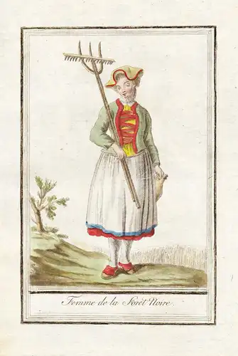 Femme de la Foret Noire - Schwarzwald Black Forest / Baden-Württemberg / costume Tracht