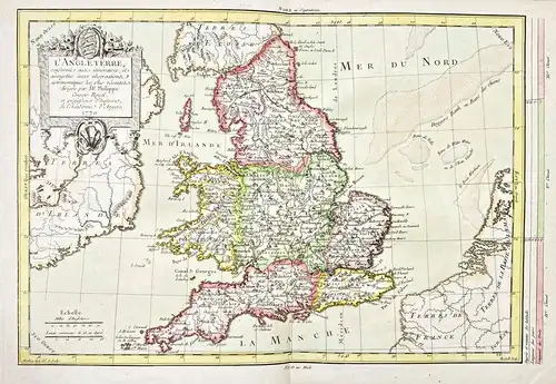 L'Angleterre - England London Karte map