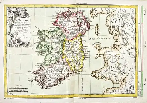 L'Irlande - Ireland Irland Karte map