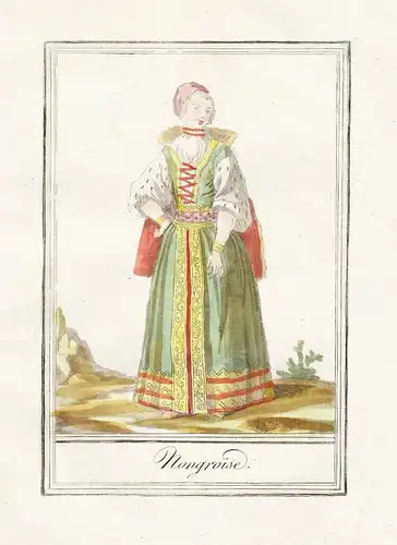 Hongroise - Ungarn Hungary Hongrie Hungarian woman costume  Tracht