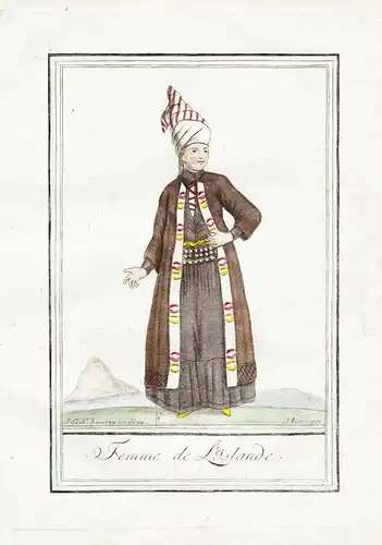 Femme de l'Islande - Iceland Island / Icelandic woman /  costume Trachten