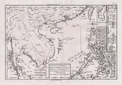 Les Isles Philippines, celle de Formose, le Sud de la Chine, les Royaumes de Tunkin, de Conchinchine, de Cambo