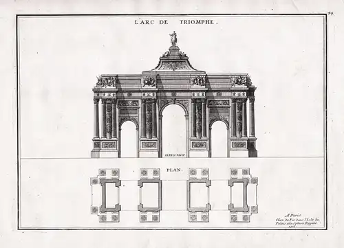 L'Arc de Triomphe - Paris Arc de Triomphe Triumphbogen arch / architecture Architektur