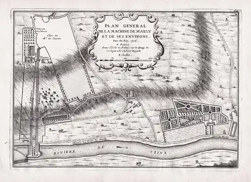 Plan General de la Machine de Marly et de ses environs - Machine de Marly / Versailles / Marly-le-Roi / Seine