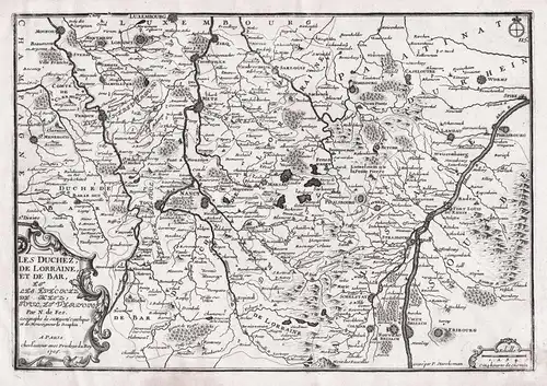 Les Duchez de Lorraine, et de Bar, et les evechez de Metz, Poul et Verdun - Lorraine Bar Lothringen Nancy Verd