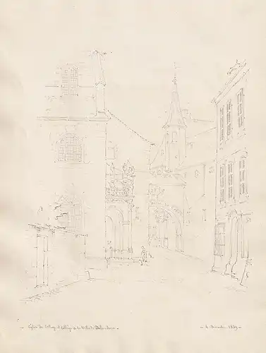 Eglise du College & College de la Ville de Dole, Jura - Dole College Eglise Bourgogne