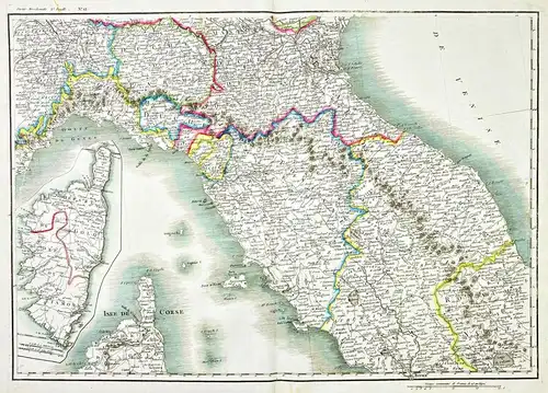 Partie Meridionale 2.e feuille (No. 12) - Corse Corsica Korsika / Italia / Italy / Italien / Toscana Tuscany T