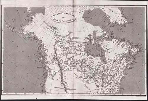 British Posessions in North America - British colonies / Nordamerika / North America / continent Kontinent / H