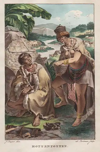 Hottentotten - South Africa Südafrika costumes Tracht