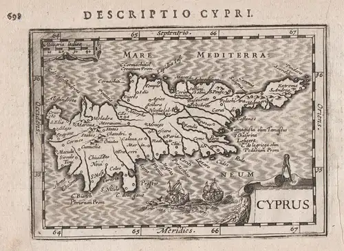Cyprus - Cyprus Zypern Chypre Kypros island Insel map Karte carte
