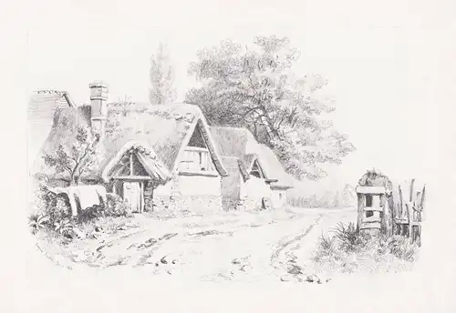 (Dorfansicht / Village landscape) - Dorf Bauernhäuser / farmhouses