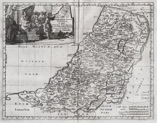 Geographiae Sacrae Tabula in qua Terra Promisssa... - Israel Palestine Holy Land Heiliges Land Palästina