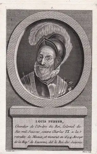 Louis Pfiffer - Ludwig Pfyffer von Altishofen (1524-1594) Schweiz Suisse Portrait