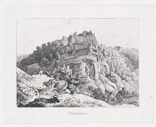 Wolkenstein - Schloss Wolkenstein Erzgebirge / Sachsen