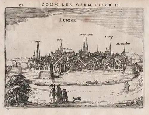 Lubeck - Lübeck Gesamtansicht Ansicht view