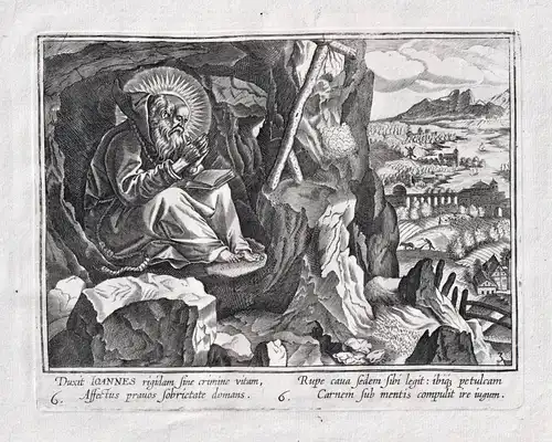 Duxit Ioannes rigidam sine cirmine vitam... - Saint John the Hermit / Einsiedler hermit ermite / ermites hermi