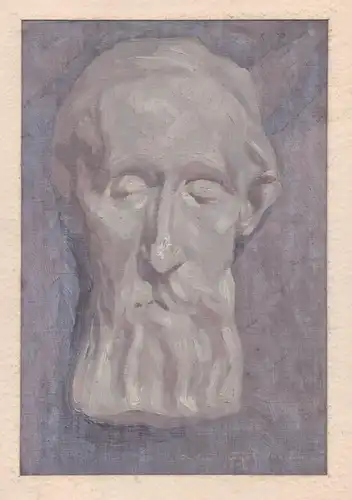 Toten-Portrait eines toten Mannes mit Bart / Portrait of a beared dead man