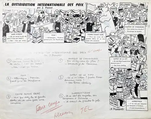 La Distribution Internationale des Prix - Prize award peace / Soviet Union Sowjetunion Serbia Serbien China US