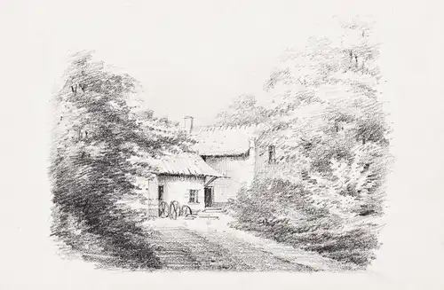 (Bauernhaus mit Bäumen / Farmer's house with trees)