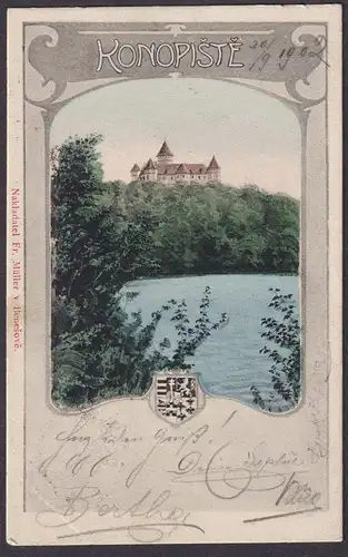 Konopiste - Konopiste Benesov Böhmen Bohemia Czech Cechy Cesko Tschechien Ansichtskarte Postkarte AK postcard