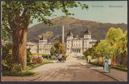 Kurhaus Marienbad -Mariánské Lázne Böhmen Bohemia Czech Cechy Cesko Tschechien Ansichtskarte Postkarte AK post