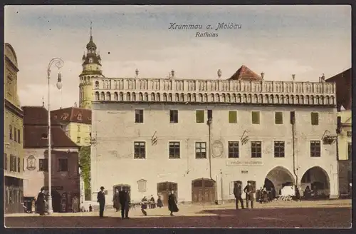 Krummau a. Moldau - Krumlov Krumau Böhmen Bohemia Czech Cechy Cesko Tschechien Ansichtskarte Postkarte AK post