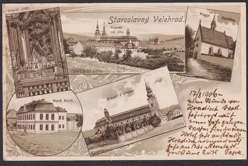 Staroslavny Velehrad - Velehrad Böhmen Bohemia Cesko Czech Cechy Tschechien Ansichtskarte Postkarte AK postcar
