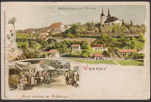 Wranau - Vranov u Brna Wallfahrtsort Böhmen Bohemia Cesko Czech Cechy Tschechien Ansichtskarte Postkarte AK po