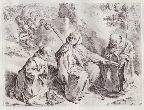 Saints Benedict, Bruno and Bernard (Plate 47)