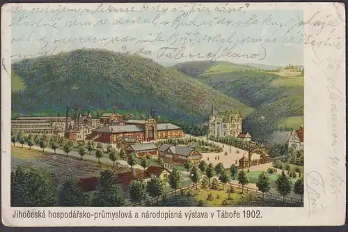 Jihoceska ... v Tabore 1902 - Tabor Böhmen Bohemia Cesko Czech Cechy Tschechien Ansichtskarte Postkarte AK pos