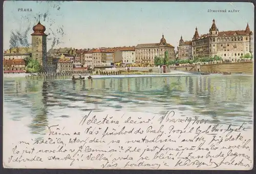 Praha - Prag Prague Böhmen Bohemia Czech Cechy Cesko Tschechien Ansichtskarte Postkarte AK postcard