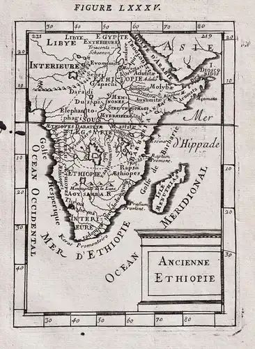Ancienne Ethiopie - Southern Africa South map Karte