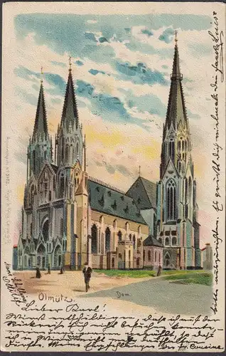 Olmütz - Olomouc Dom Böhmen Bohemia Czech Cechy Cesko Tschechien Ansichtskarte Postkarte AK postcard