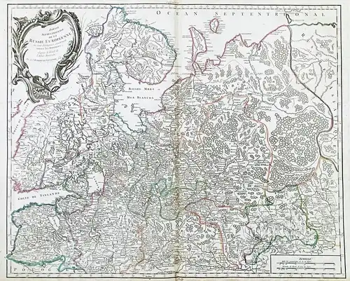 Partie Septentrionale de la Russie Européene ou sont distinguées exactement toutes les provincesm d'apres le d