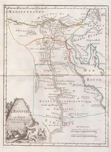 L'Egypte - Egypt Ägypten Africa Afrika Karte map