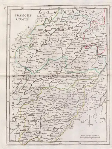 Franche comte - Franche Comte France Frankreich carte Besancon Karte map