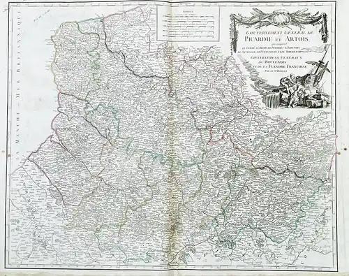 Gouvernement general de Picardie et Artois, qui comprend le Comte d'Artois, le Ponthieu l'Amienois, le Santerr