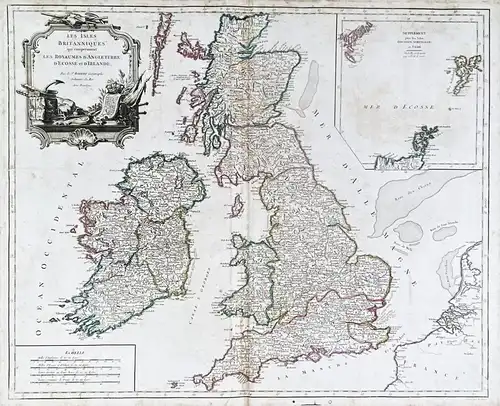 Les isles Britanniques qui comprennent les Royaumes d'Angleterre, d'Ecosses et d'Irlande - England Schottland