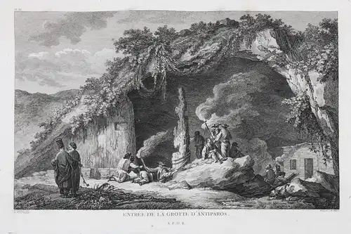 Entree de la Grotte d'Antiparos - Antiparos Andiparos island Insel cave Grotte