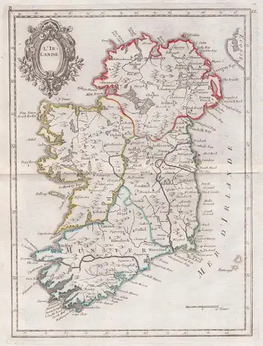 L'Irlande - Ireland Great Britain Dublin Waterford Karte map