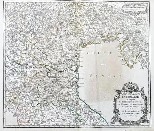 Partie Orientale de la Lombardie qui comprend la Republique de Venise, le Mantouan, le Cremonese, l'Eveche de