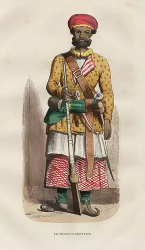 Ein Sipahi-Unterofficier - Sipahi Osmanisches Reich ottoman empire Turkey Türkei Offizier officer