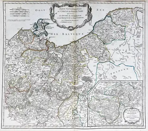 Partie Septentrionale du Cercle de Haute Saxe qui contient le Duché de Pomeranie et le Marquisat de Brandebour