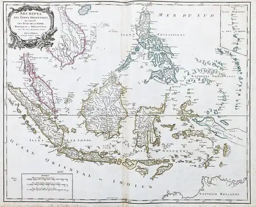 Archipel des Indes Orientales qui comprend les Isles de la Sonde Moluques et Phillipines, tirées des Cartes du