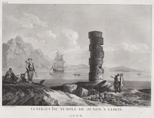 Vestiges du Temple de Junon a Samos - Samos island Insel temple of Juno Aegean Sea Greece Griechenland