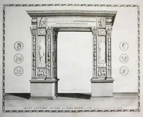 Arcus Septimii Severi in Foro Boario. - Roma Rome Rom Arco degli Argentari Foro Boario architecture Architektu
