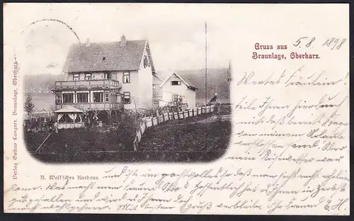Gruss aus Braunlage, Oberharz - Ansichtskarte Postkarte AK postcard