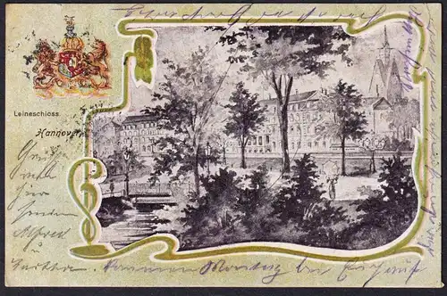 Leineschloss Hanover - Schloss Postkarte Ansichtskarte AK postcard