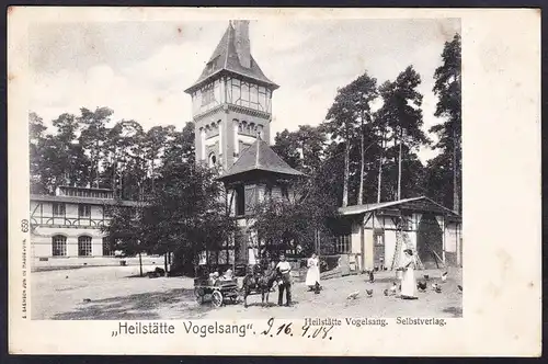Heilstätte Vogelsang - Gommern Ansichtskarte Postkarte AK postcard