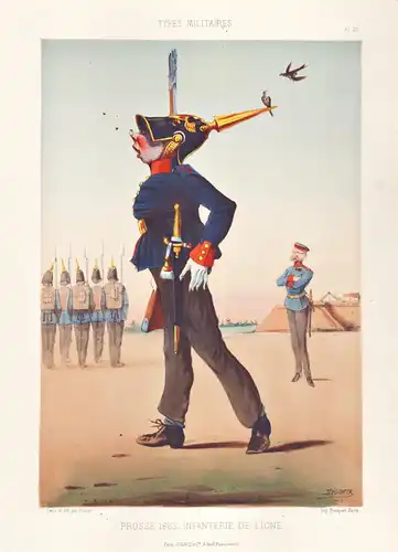 Prusse, 1863. Infanterie de Ligne - Preußen Prussia Infantry Uniform / military Militär army Armee soldier Sol